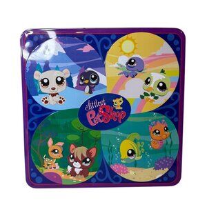2009 Hasbro Littlest Pet Shop LPS Empty Collector’s Tin Storage Target Exclusive